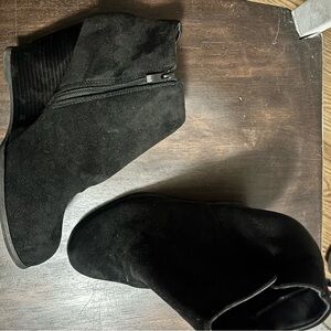 Black Suede Ankle Boots